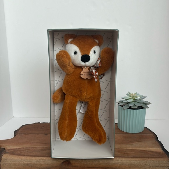 Histoire d’Ours Soft and cuddly Orange/Brown Fox Plush Toy 11” in in gift box - Picture 2 of 8